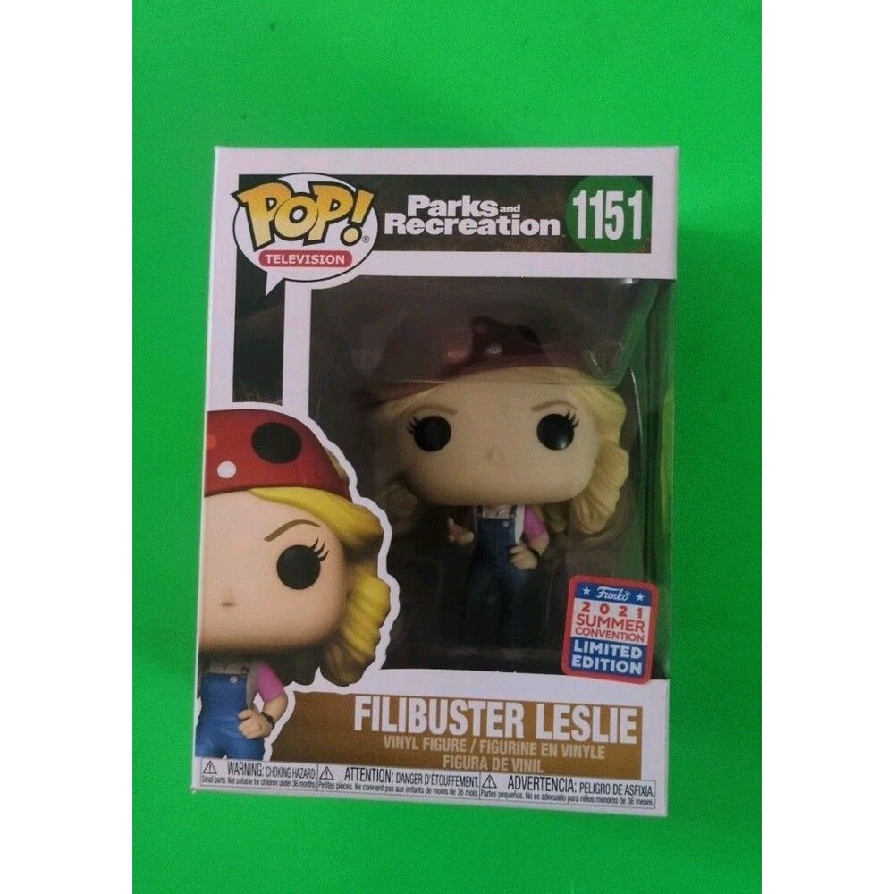 Funko Pop! Parks & Recreation Filibuster Leslie 2021 Summer Convention New